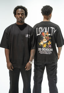 T-Shirt Oversize "Floral Loyalty Season 25"