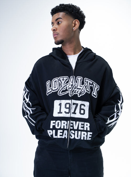Hoddie Tribal Black "Club 76"