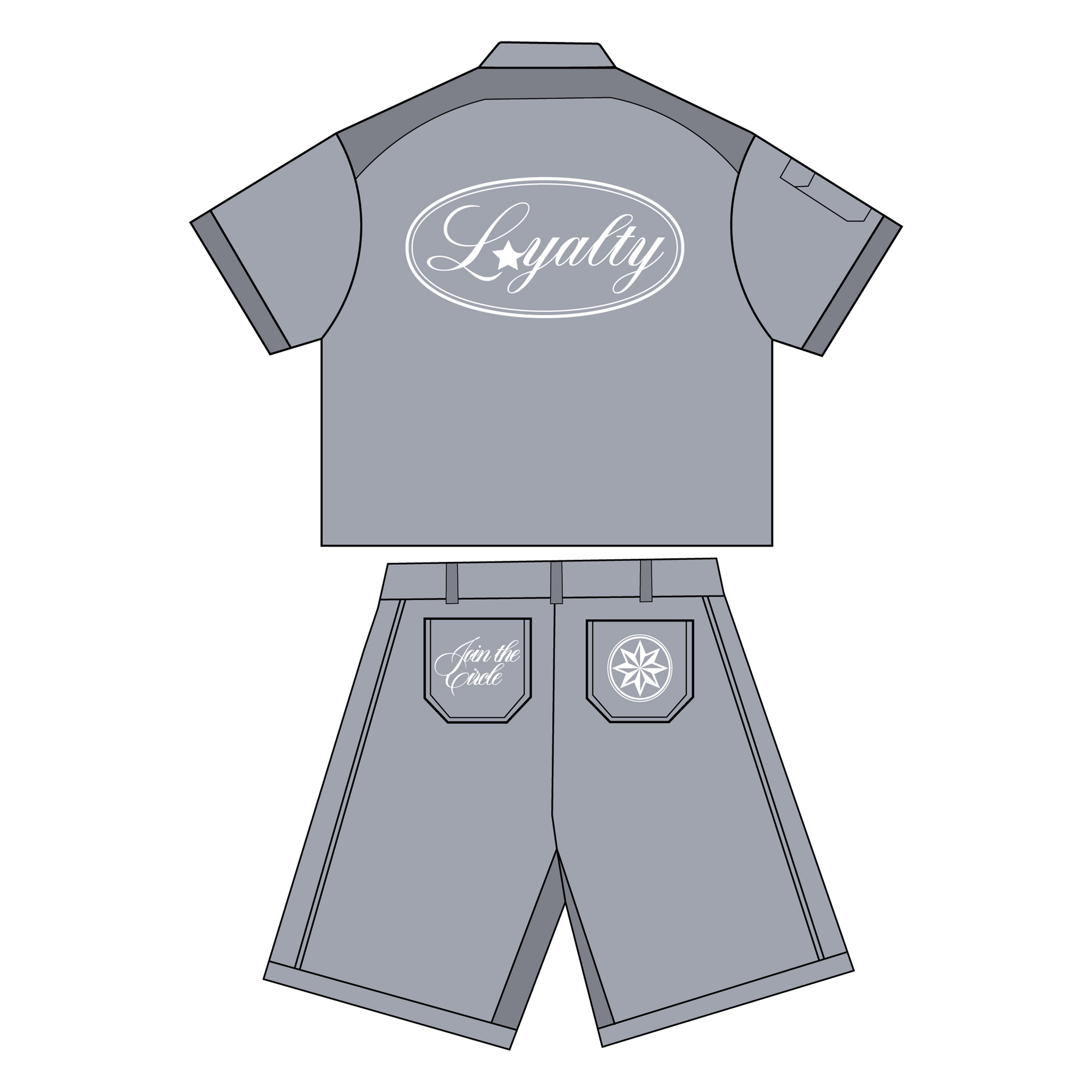 Outfit Gray "Join The Circle"