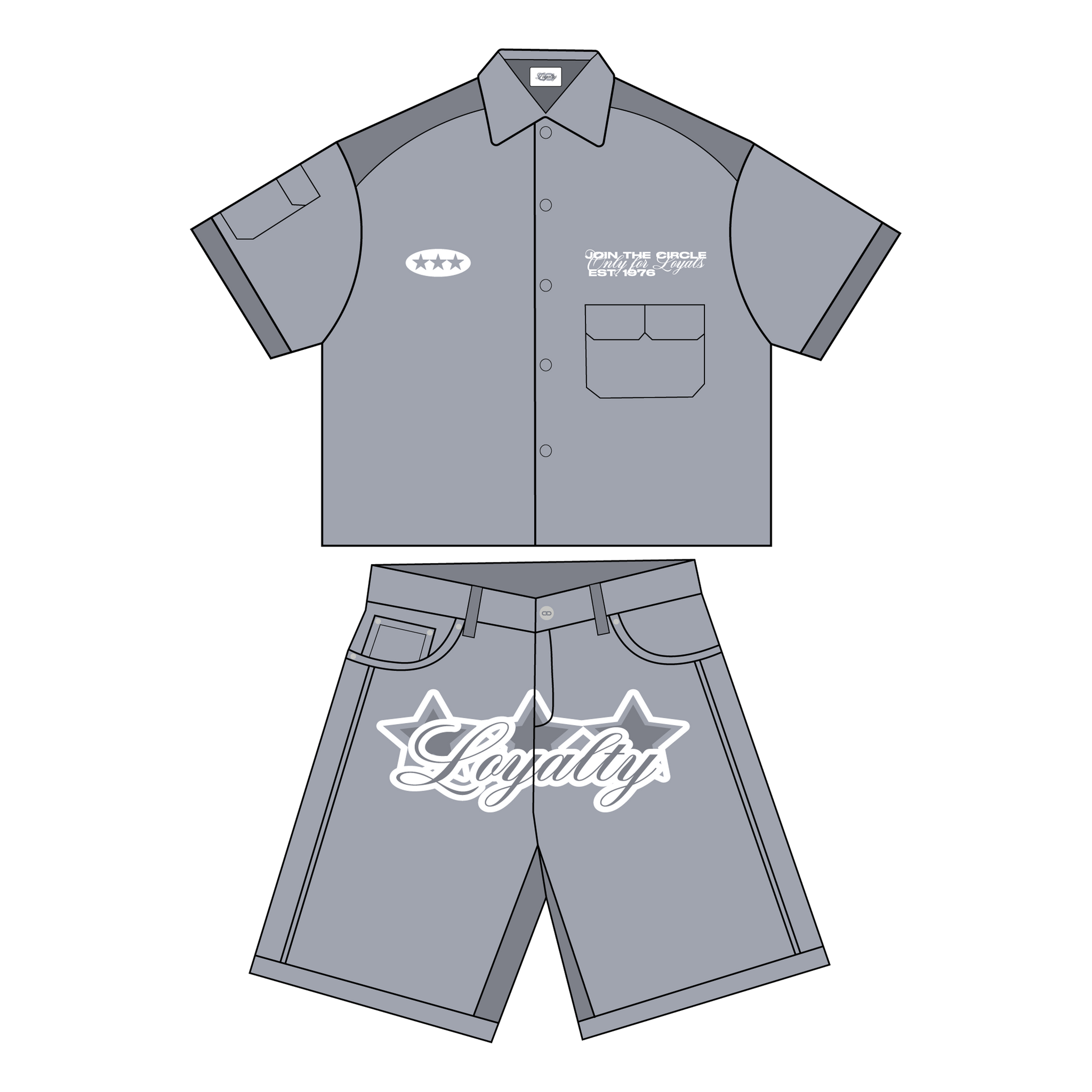 Outfit Gray "Join The Circle"